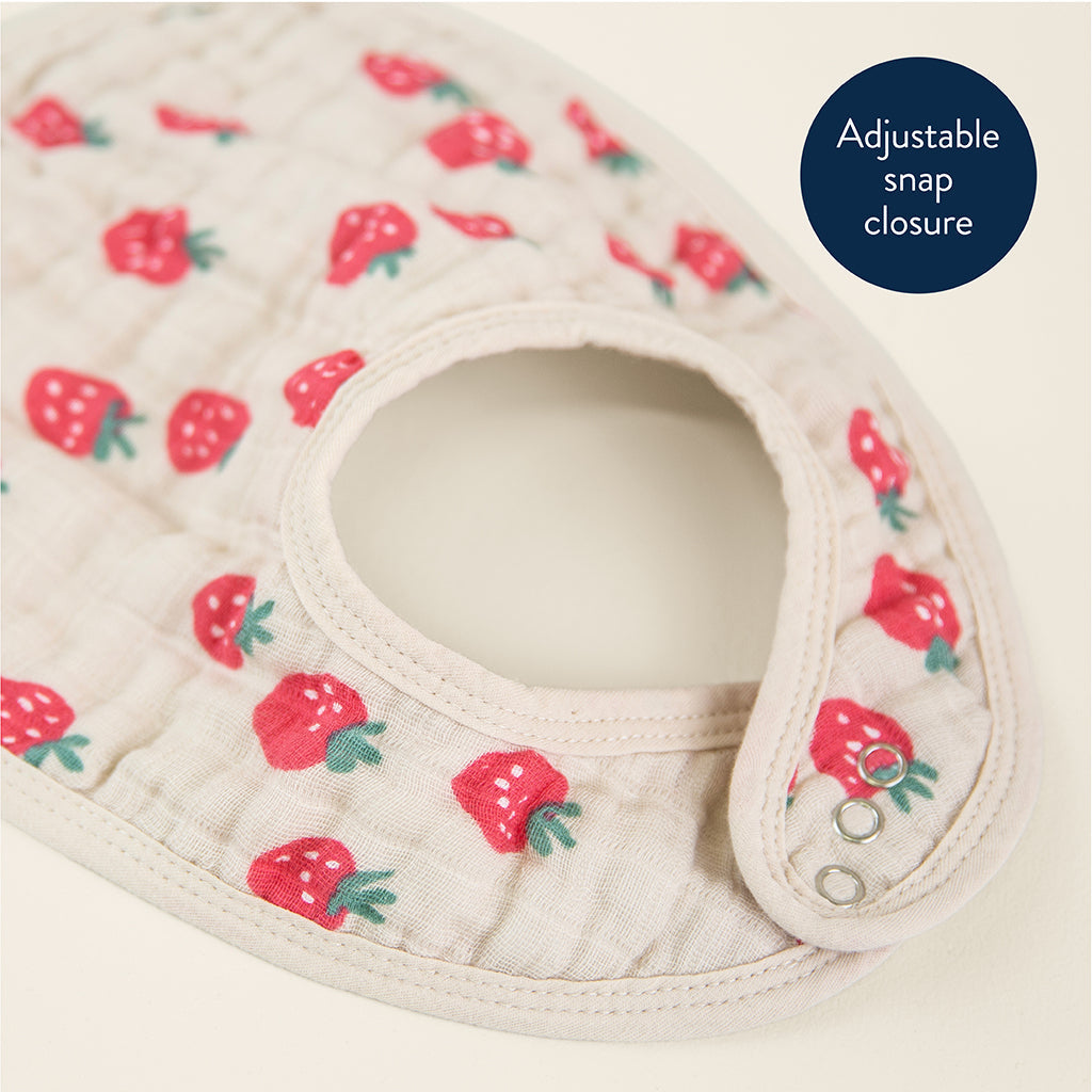 Itzy Bibs Strawberries & Cream