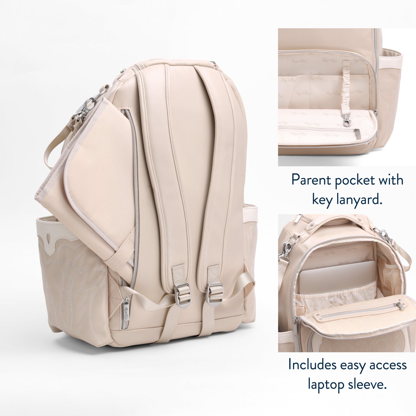 Boss Plus™ Large Diaper Bag Backpack Oat