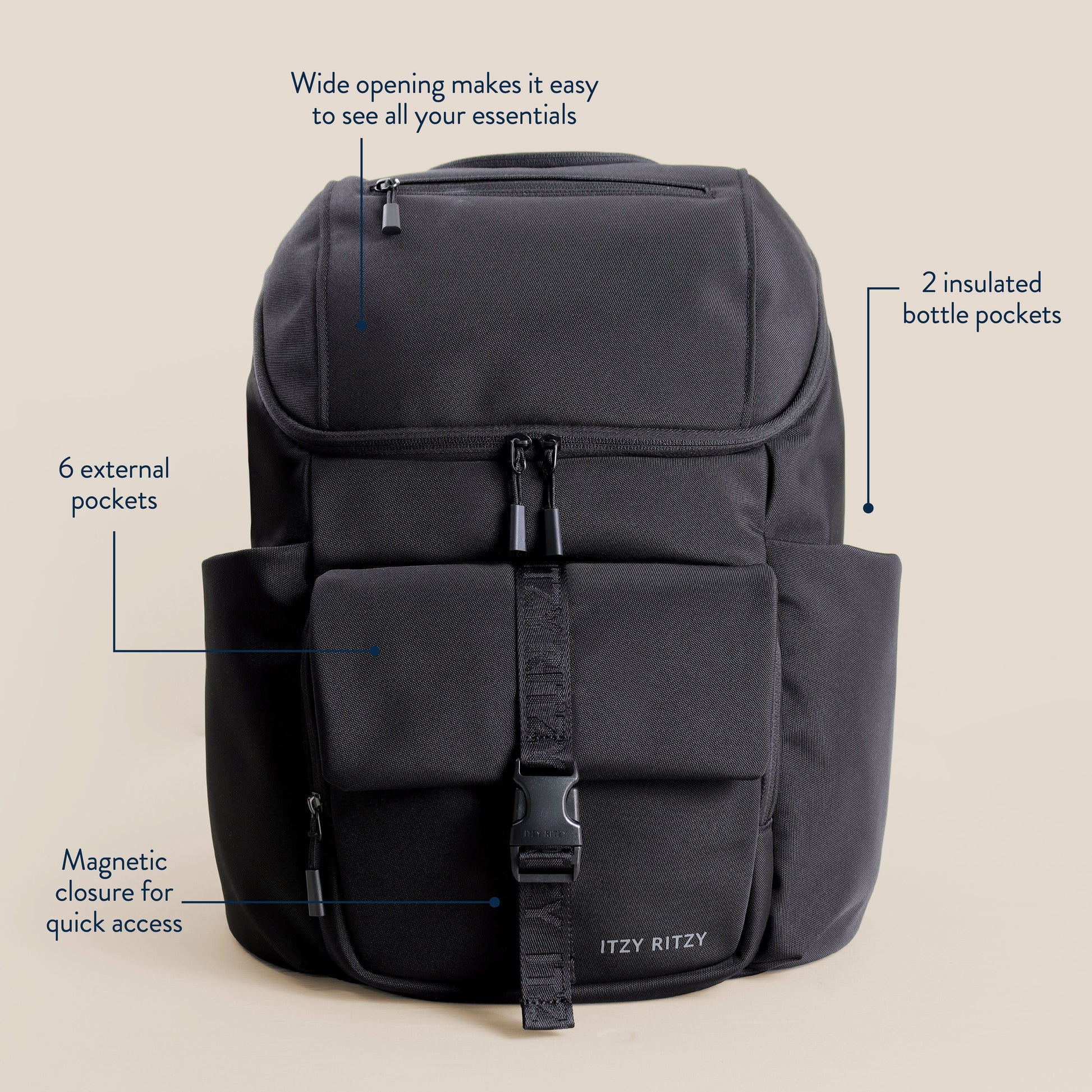 Belong Bucket Backpack Black