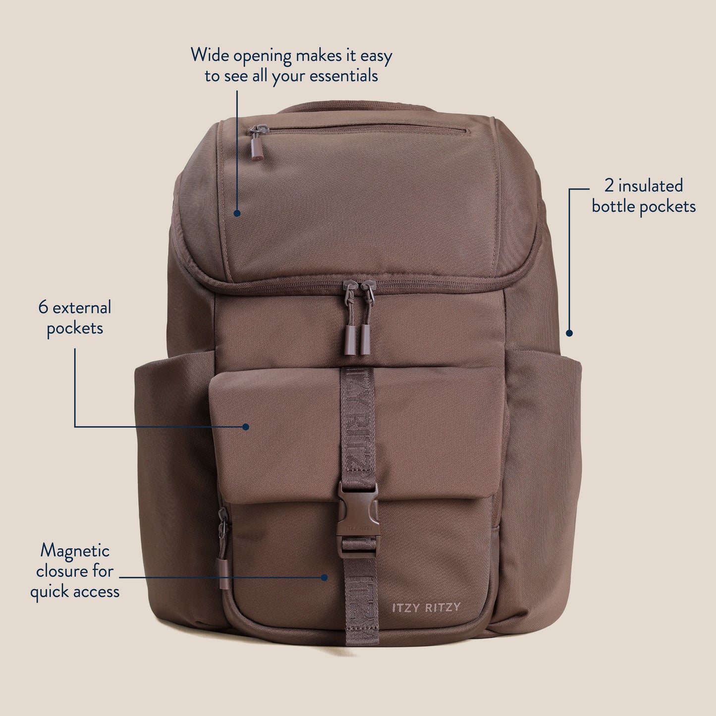 Belong Bucket  Backpack™ - Mocha