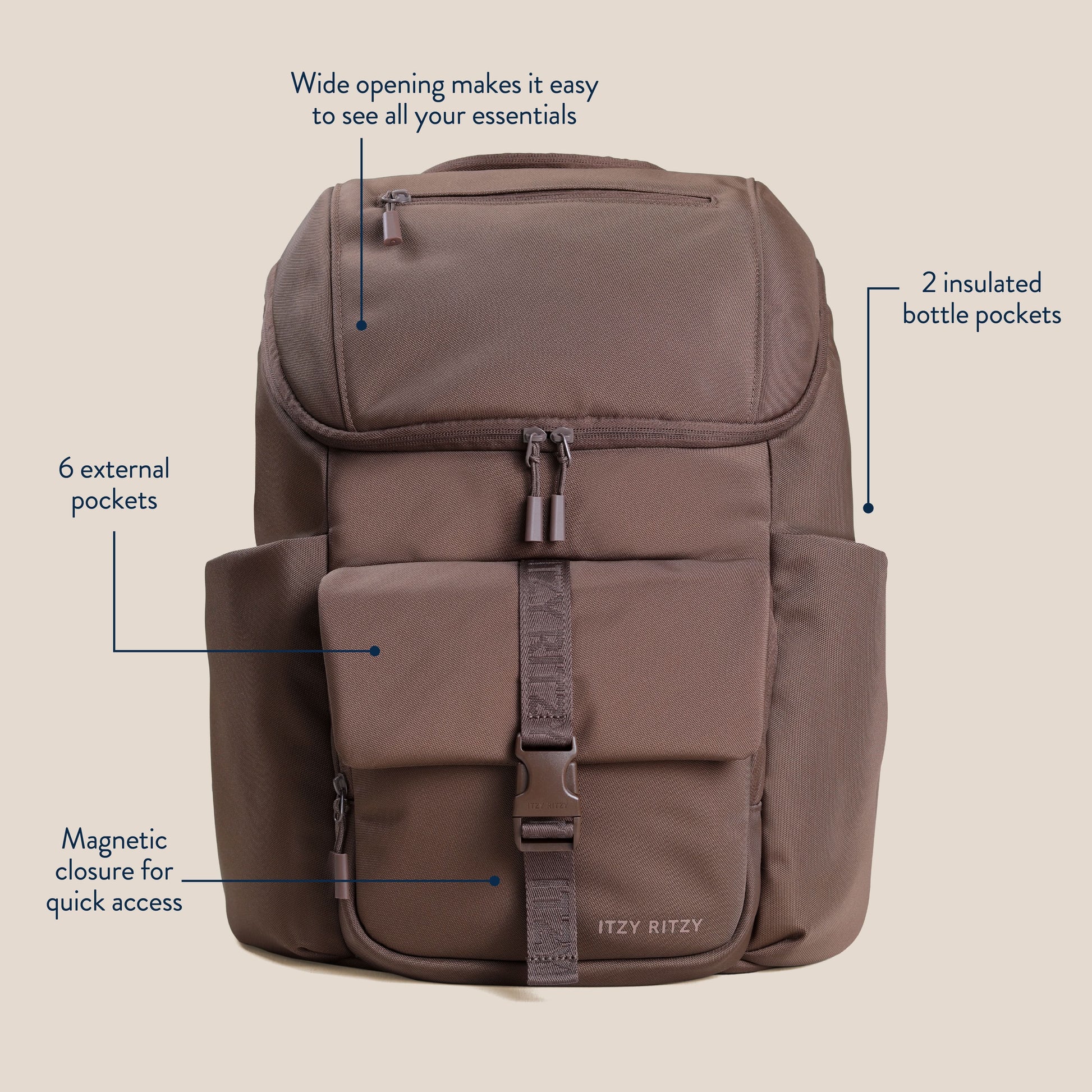 Belong Bucket Backpack Mocha