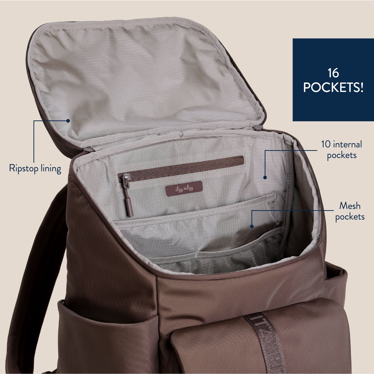 Belong Bucket  Backpack™ - Mocha