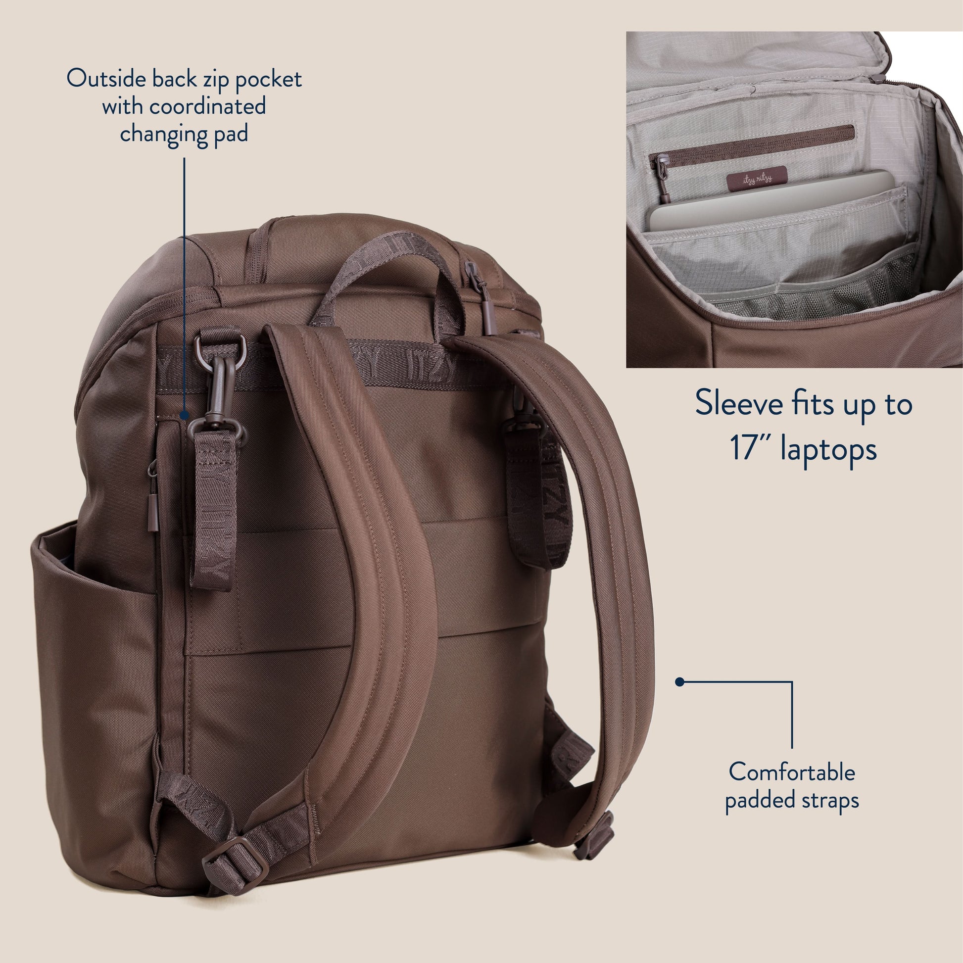 Belong Bucket Backpack Mocha