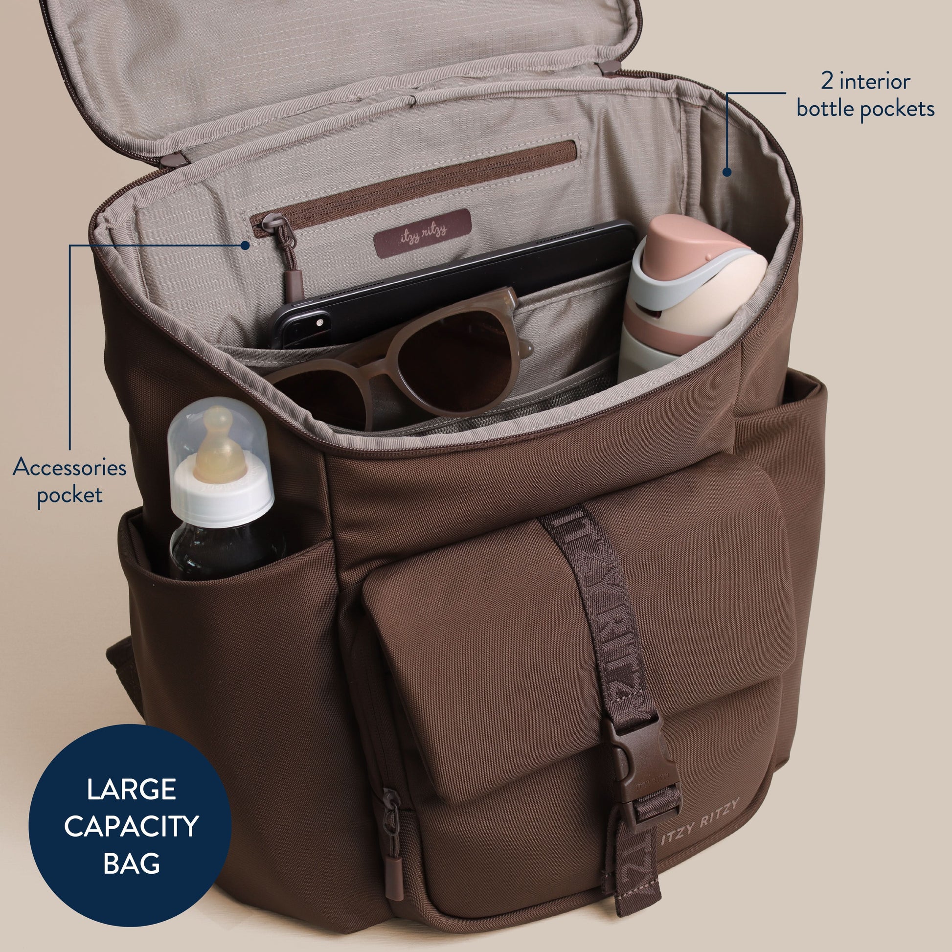 Belong Bucket Backpack Mocha