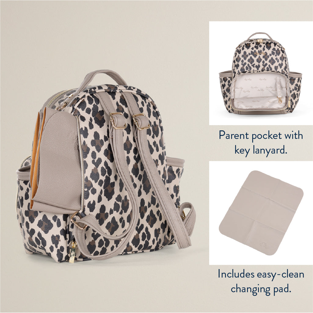 Itzy Mini Plus Diaper Bag Diaper Bag ItzyRitzy Leopard