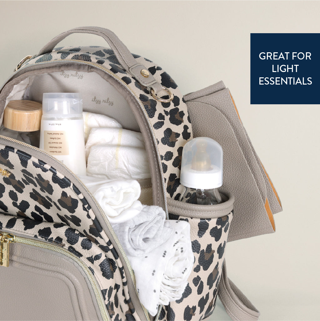 Itzy Mini Plus ™ Diaper Bag Diaper Bag ItzyRitzy Leopard