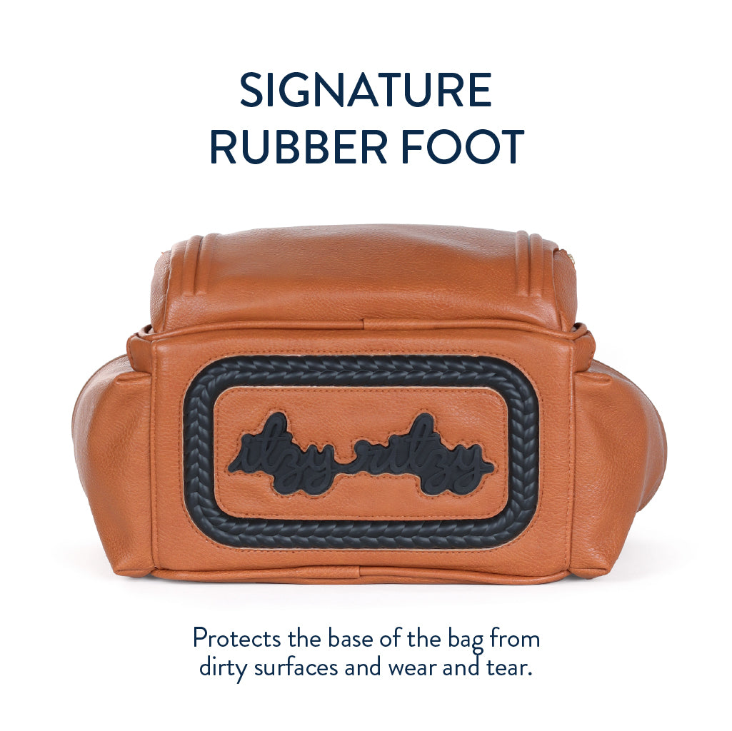 Itzy Mini Plus Diaper Bag Diaper Bag ItzyRitzy Cognac