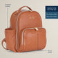 Itzy Mini Plus Diaper Bag Diaper Bag ItzyRitzy Cognac
