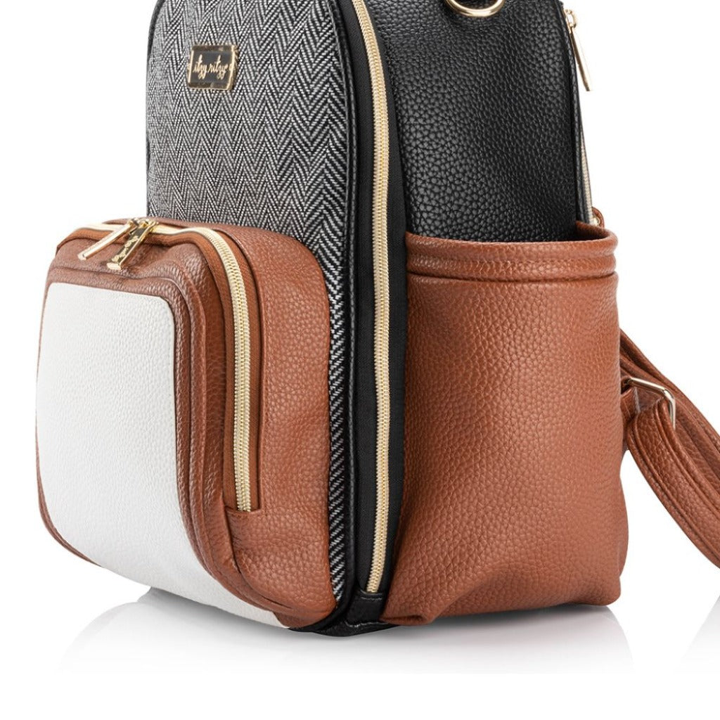 Itzy Mini Plus Diaper Bag Diaper Bag ItzyRitzy Coffee Cream