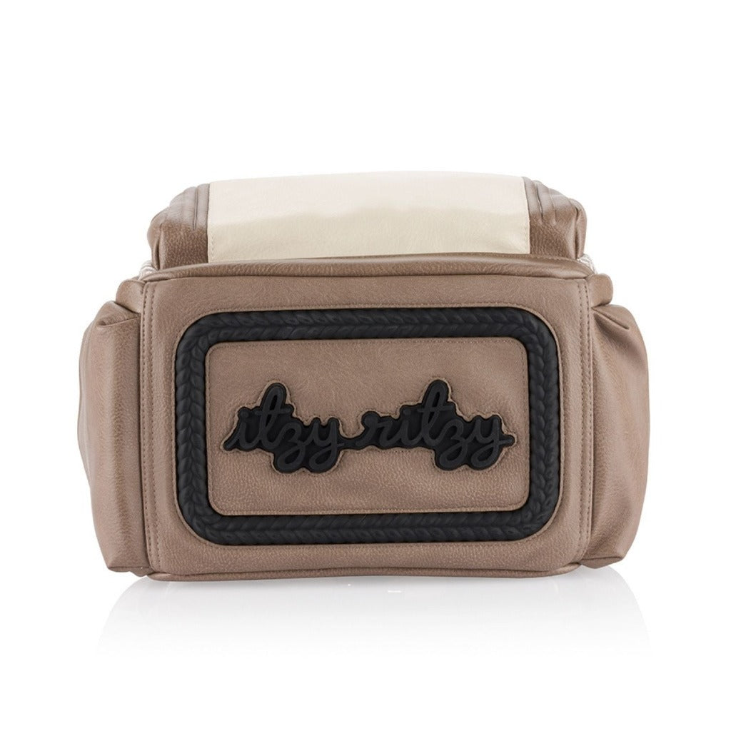 Boss Plus Large Diaper Bag Backpack Diaper Bag Itzy Ritzy Vanilla Latte