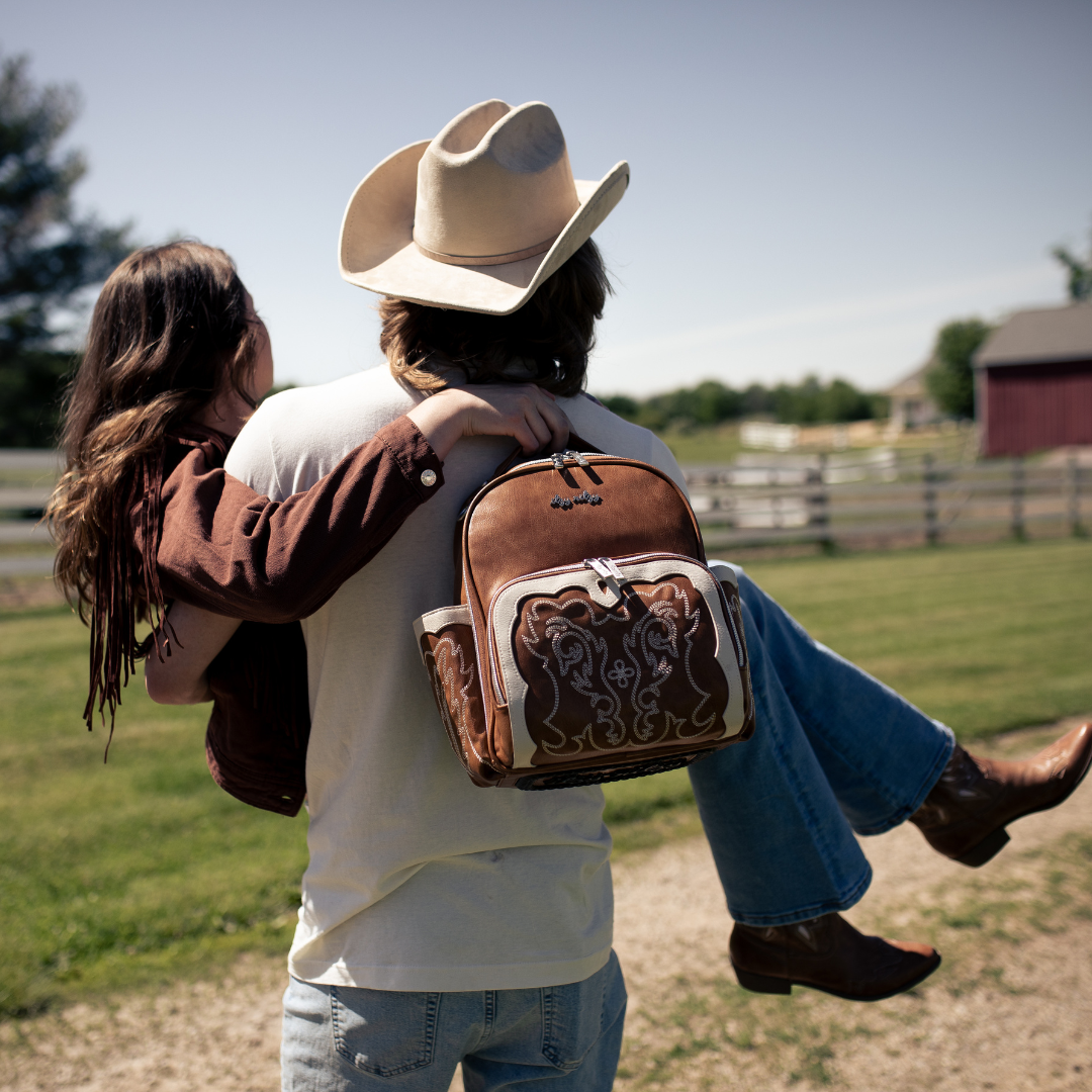 Itzy Mini Plus Western Diaper Bag Saddle