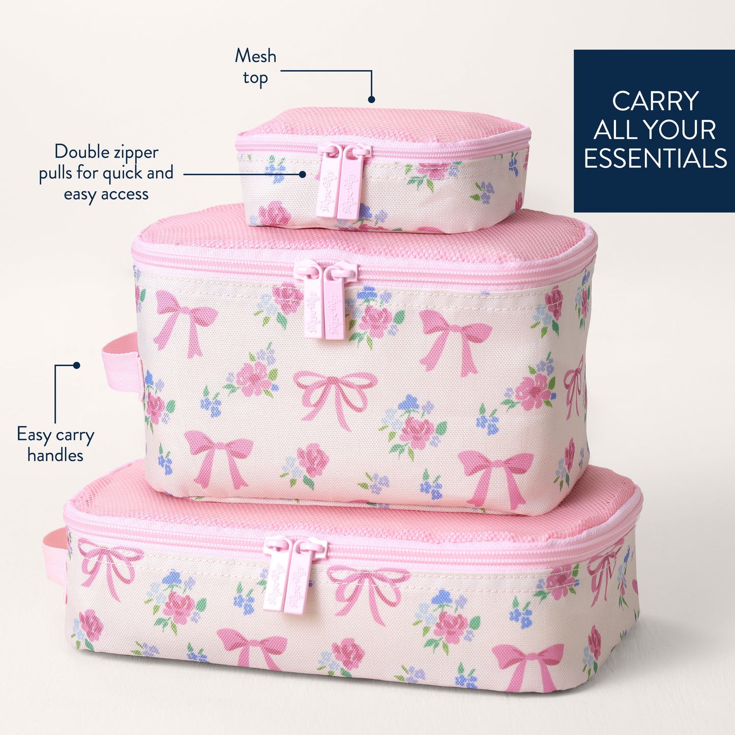 Pack Like A Boss™ Packing Cubes Diaper Bag Accessories Itzy Ritzy Ribbons & Roses