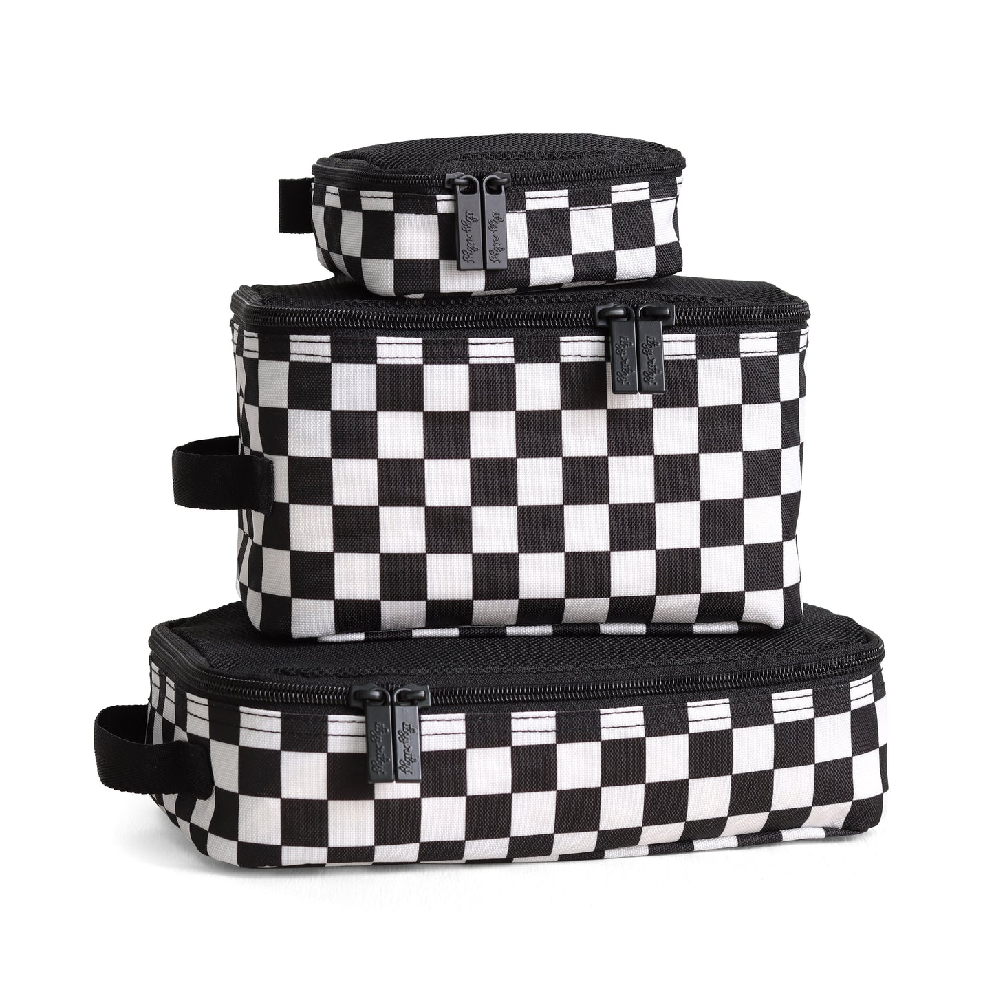 Pack Like A Boss™ Packing Cubes Diaper Bag Accessories Itzy Ritzy Black and White Checkerboard