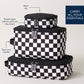 Pack Like A Boss Packing Cubes Diaper Bag Accessories Itzy Ritzy Black and White Checkerboard