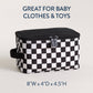 Pack Like A Boss Packing Cubes Diaper Bag Accessories Itzy Ritzy Black and White Checkerboard