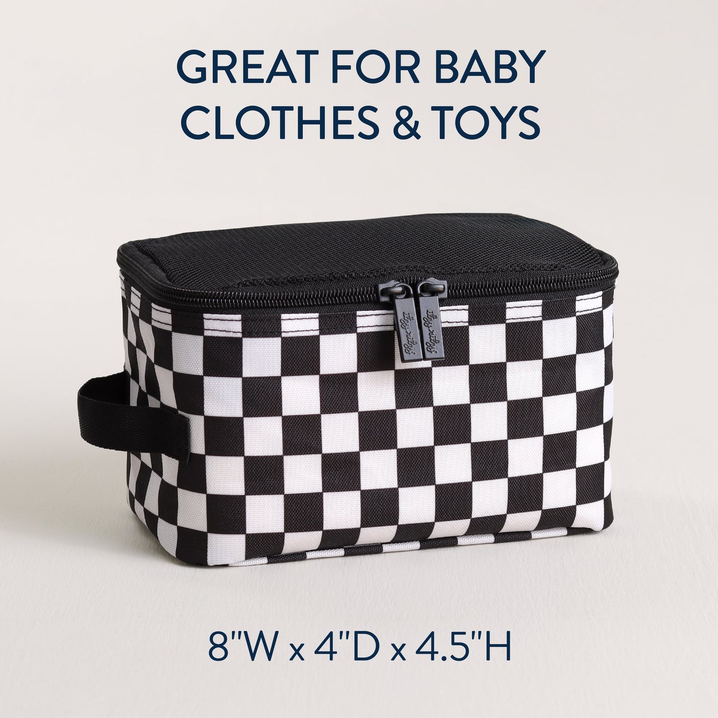 Pack Like A Boss™ Packing Cubes Diaper Bag Accessories Itzy Ritzy Black and White Checkerboard