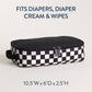 Pack Like A Boss Packing Cubes Diaper Bag Accessories Itzy Ritzy Black and White Checkerboard