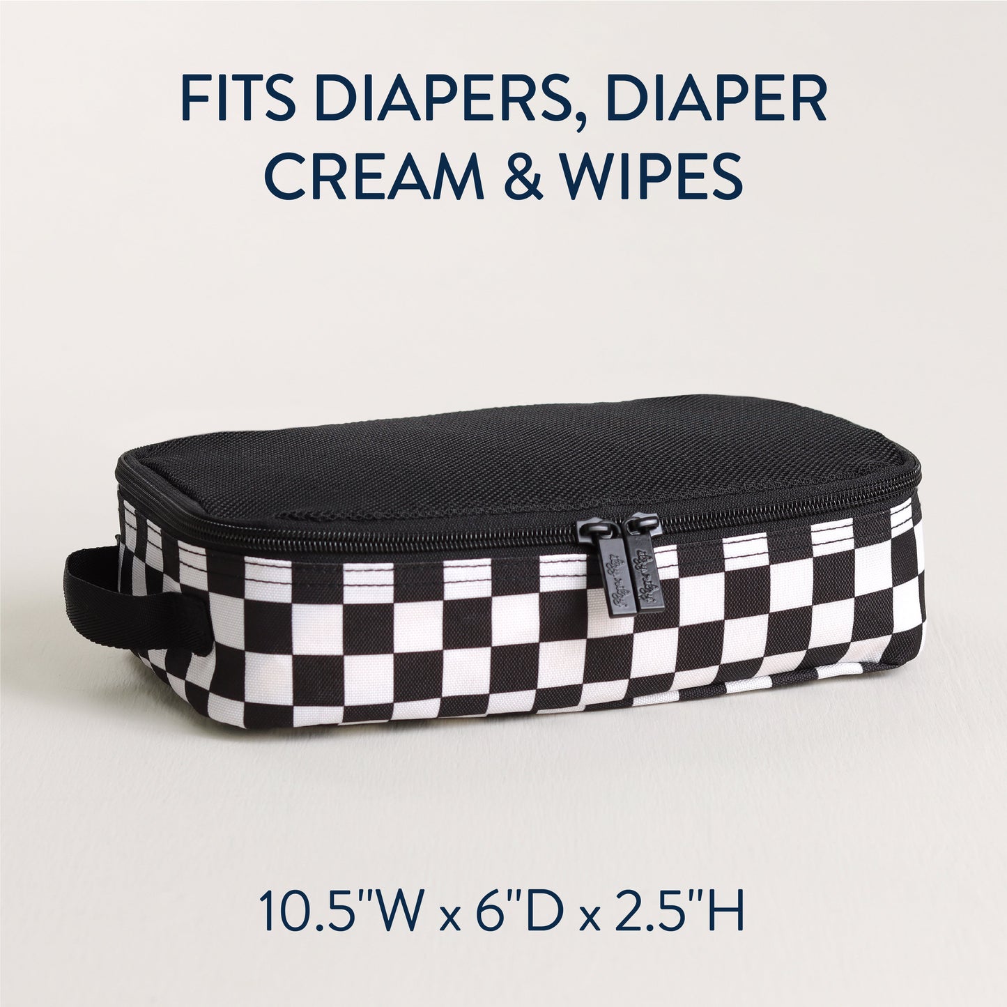 Pack Like A Boss™ Packing Cubes Diaper Bag Accessories Itzy Ritzy Black and White Checkerboard