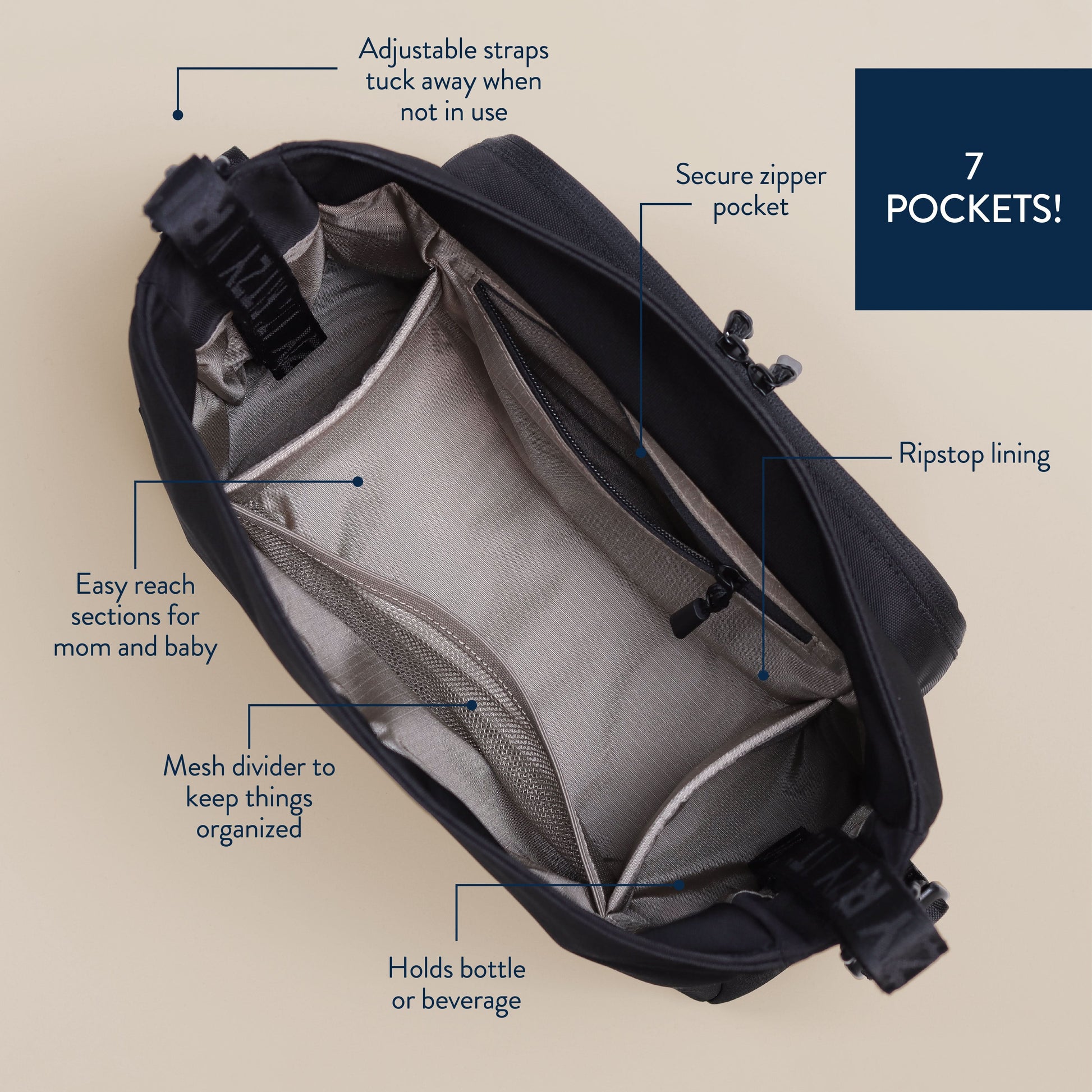 Belong Cargo Caddy Black