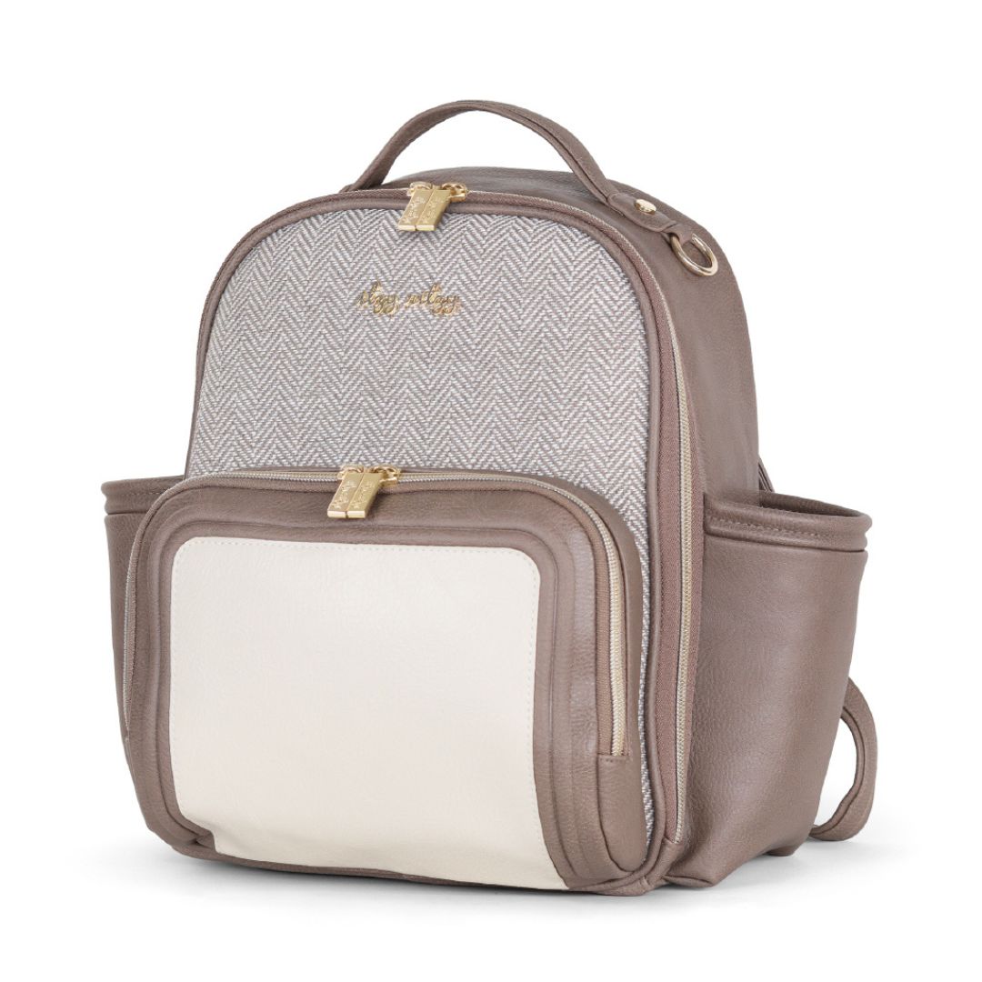 Itzy Mini Plus Diaper Bag Diaper Bag ItzyRitzy Vanilla Latte