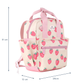 Itzy Bitzy Bag Toddler Nursery Backpack Strawberry Cream