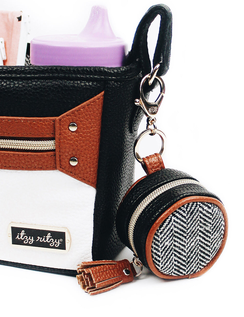 Stroller Caddy Stroller Caddy Itzy Ritzy Coffee & Cream 