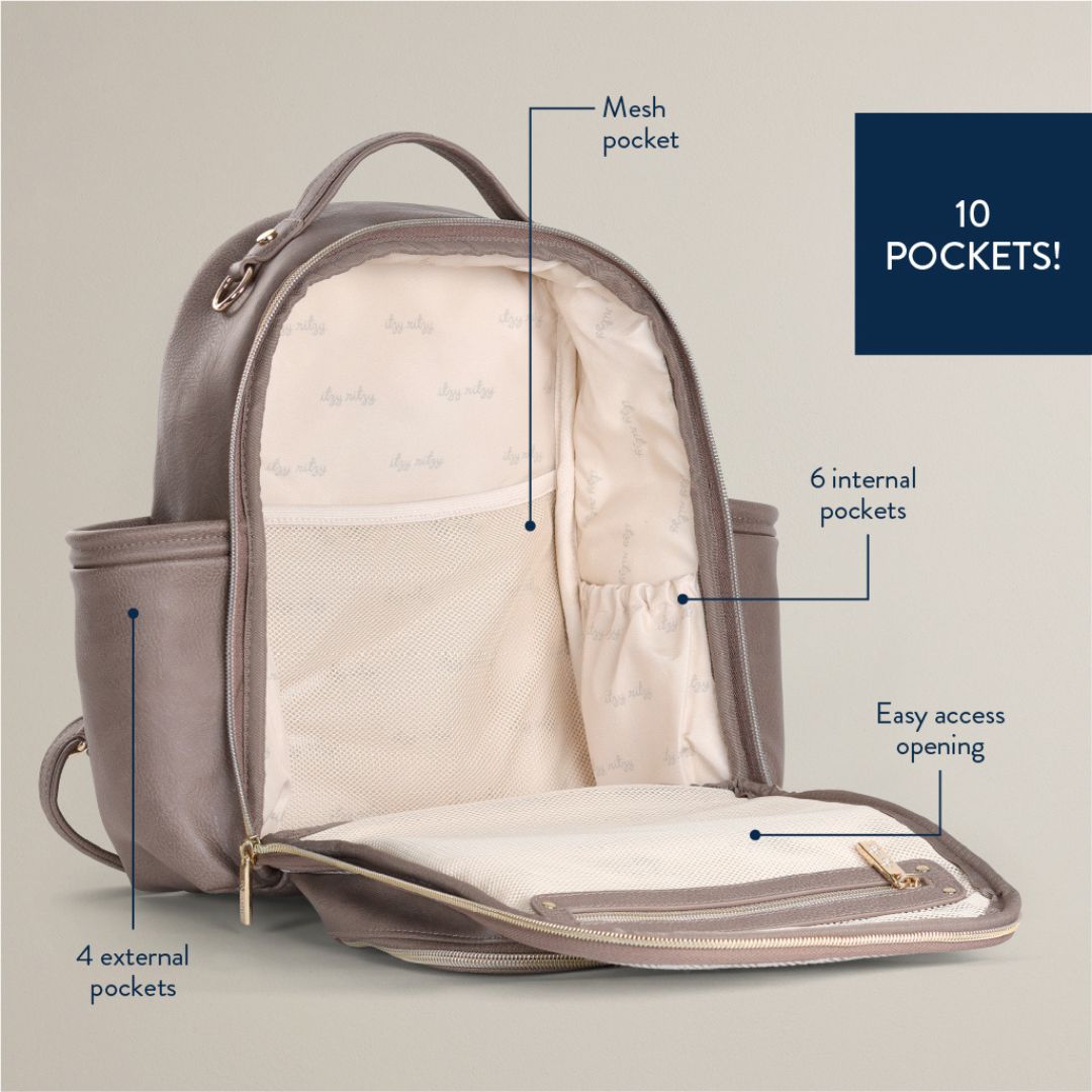 Itzy Mini Plus Diaper Bag Diaper Bag ItzyRitzy Vanilla Latte