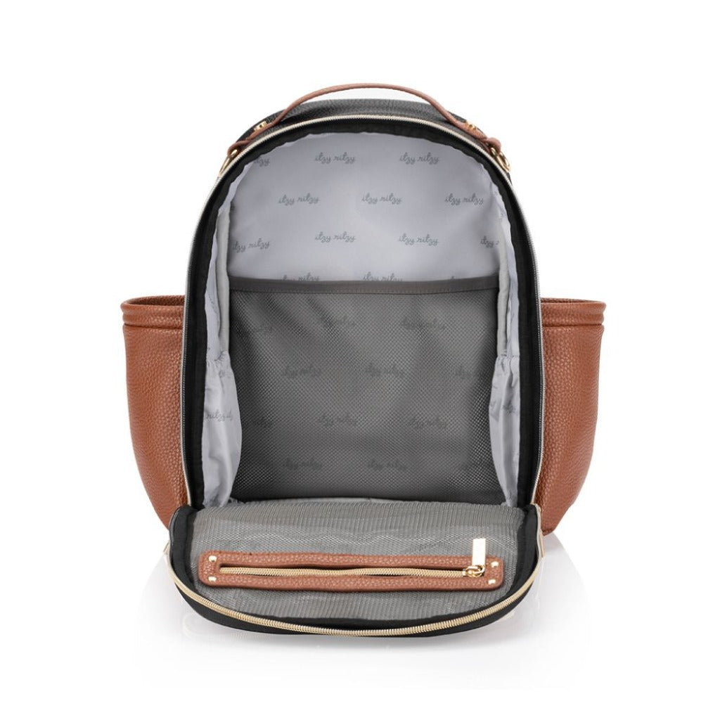 Itzy Mini Plus Diaper Bag Diaper Bag ItzyRitzy Coffee & Cream