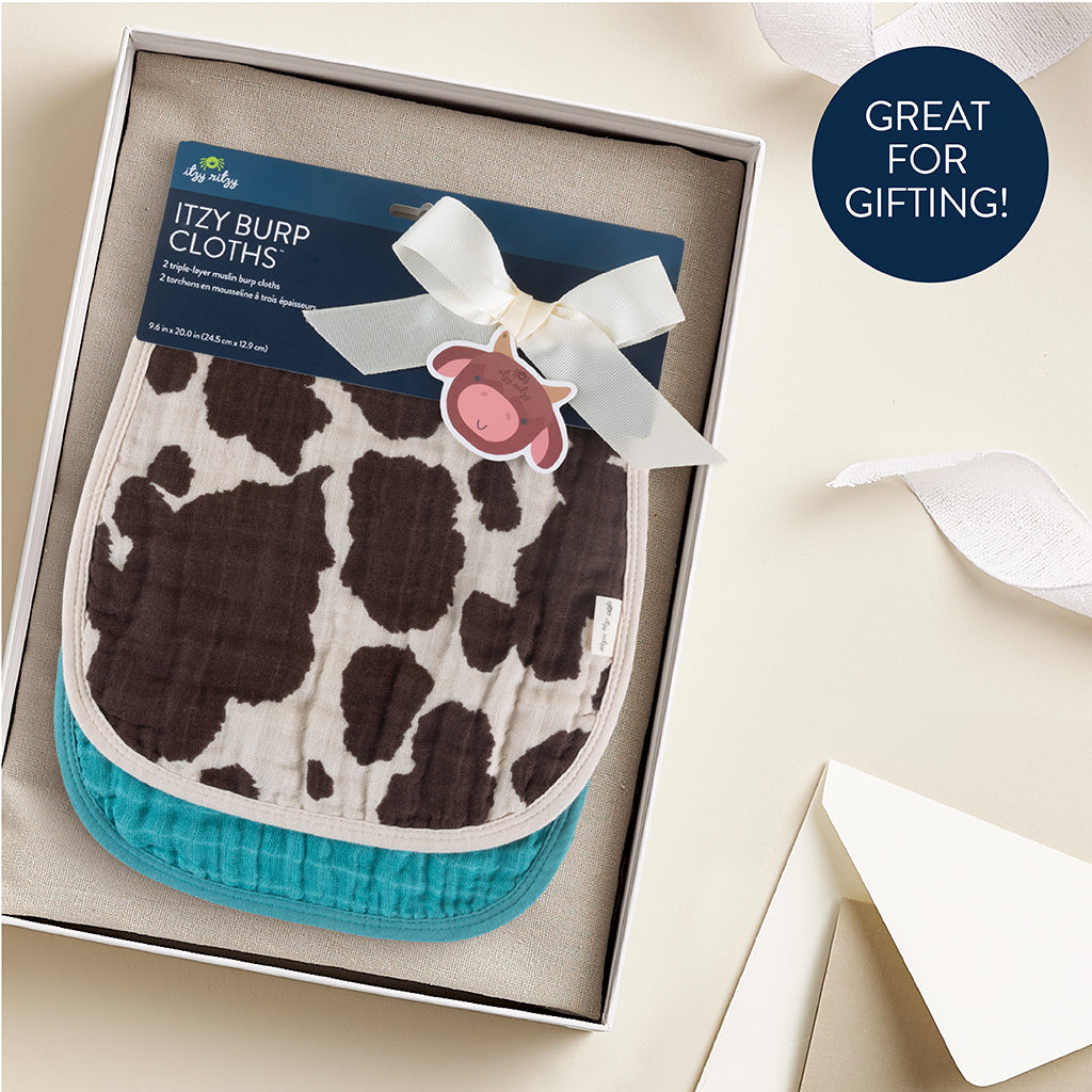 Itzy Burp Cloths Giddy Up!
