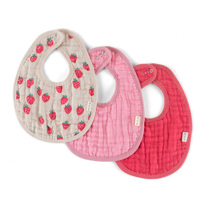 Itzy Bibs Strawberries Cream