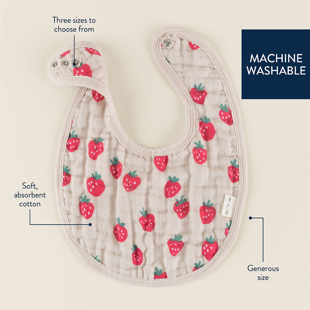 Itzy Bibs Strawberries & Cream
