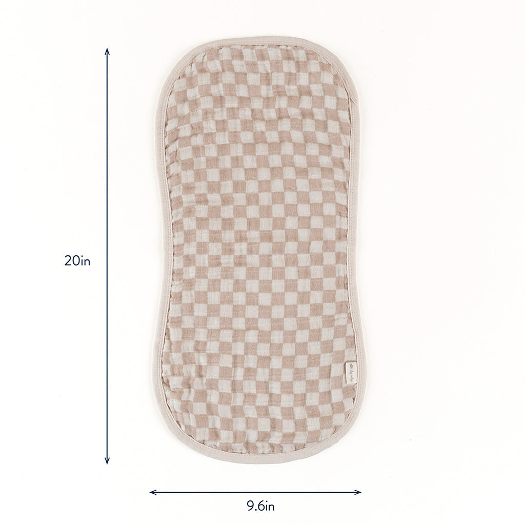 Itzy Burp Cloths Check Yes