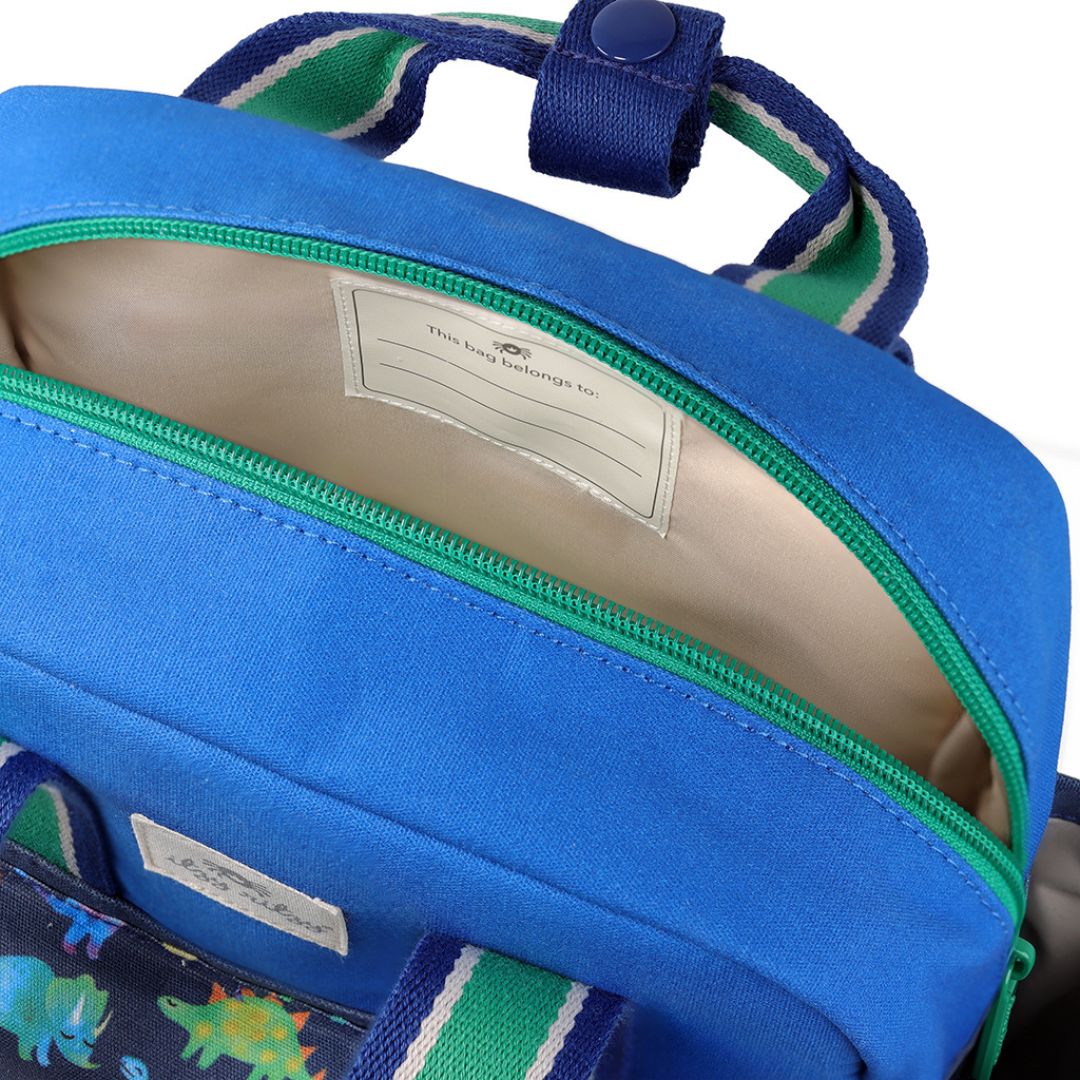 Itzy Bitzy Bag Toddler Backpack Raining Dinos