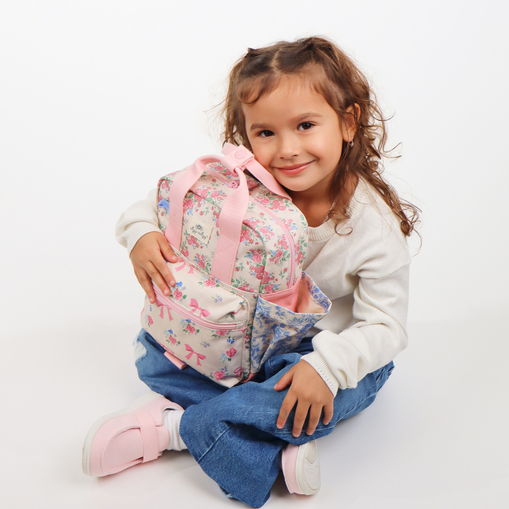 Itzy Bitzy Bag™ Toddler Backpack Ribbons & Roses