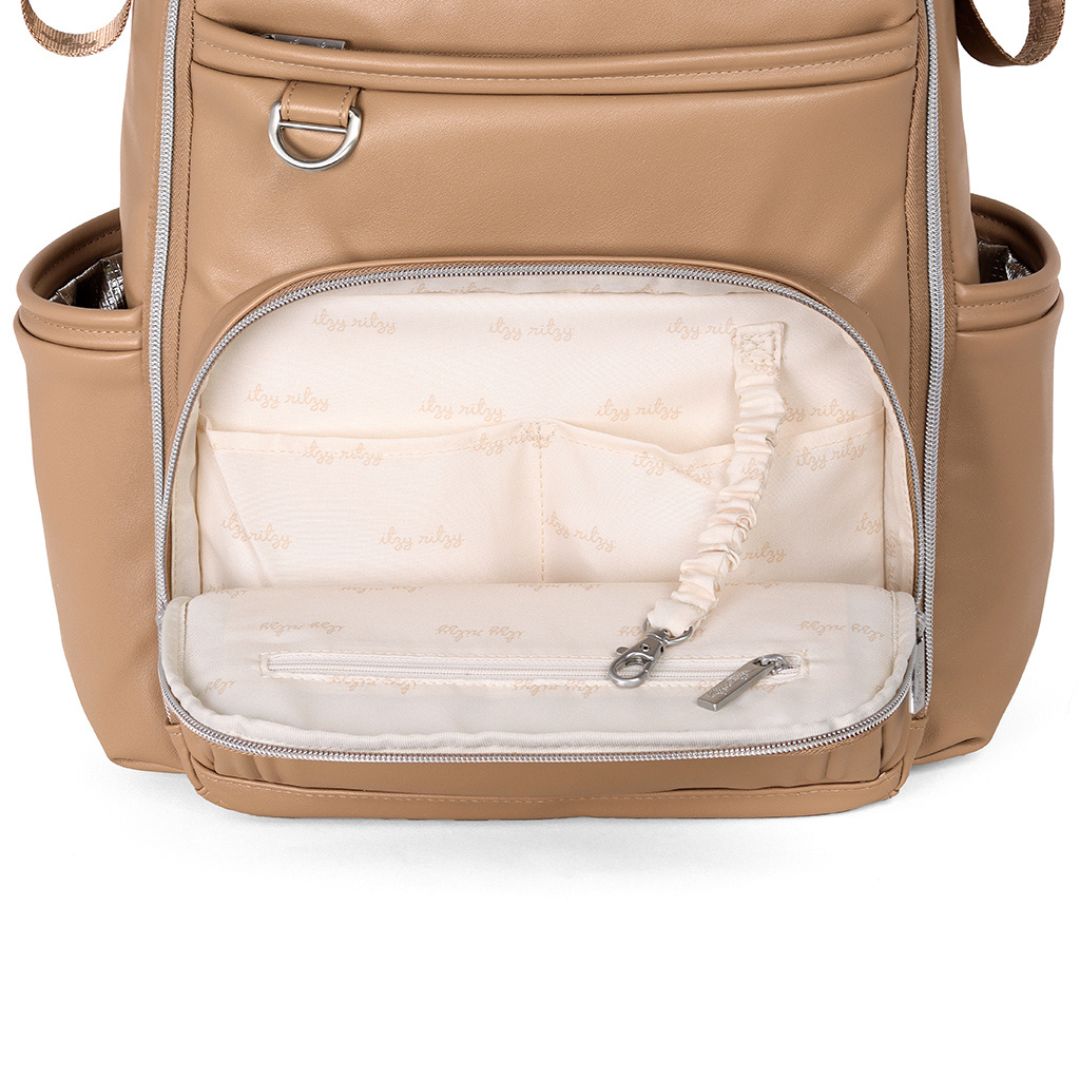 Boss Plus™ Large Diaper Bag Backpack Chai