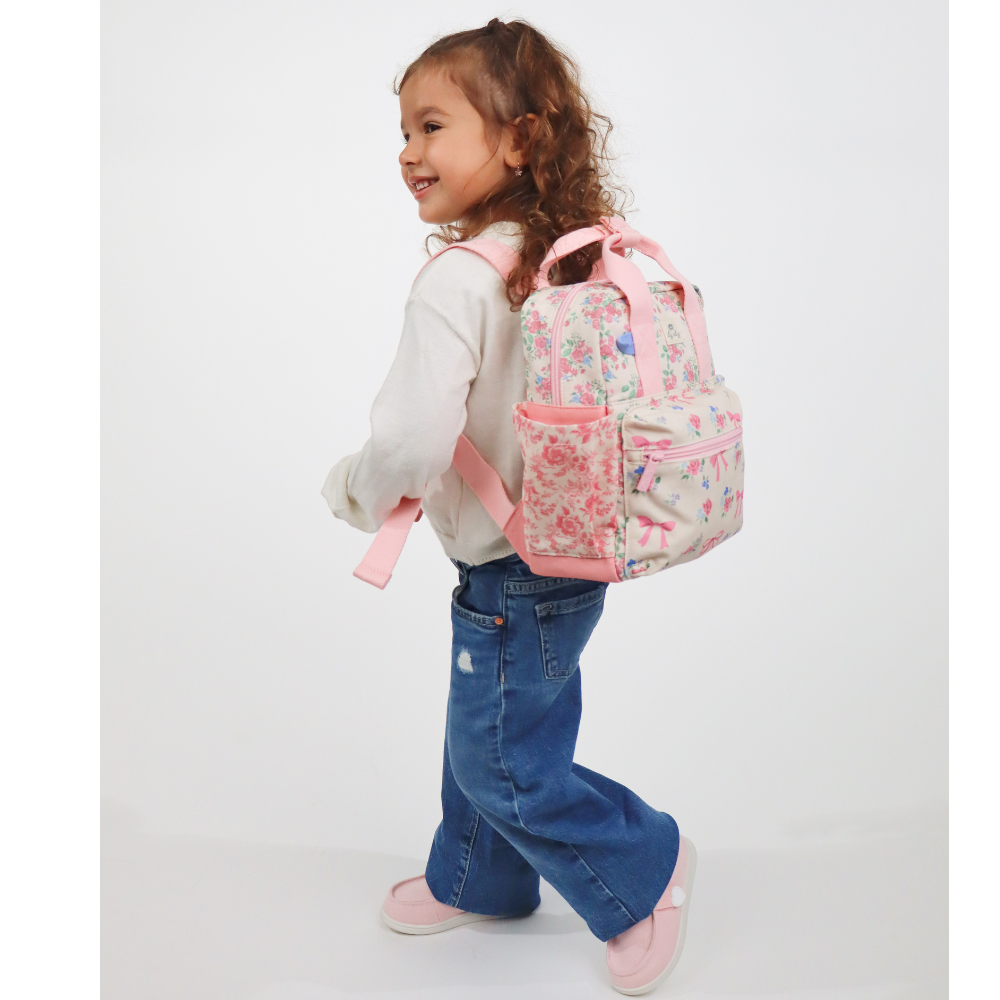 Itzy Bitzy Bag™ Toddler Backpack Ribbons & Roses