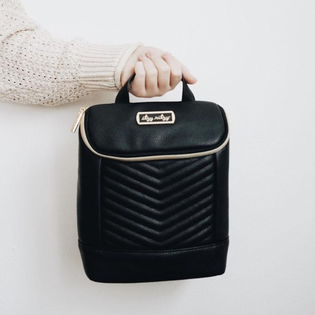 Chill Like A Boss Bottle Bag Bottle Bag Itzy Ritzy Jetsetter Black