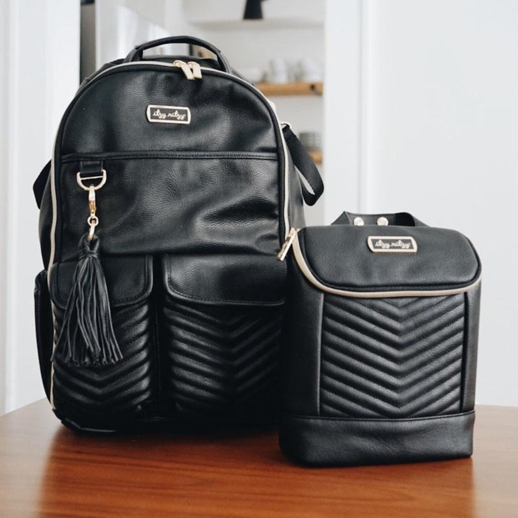 Chill Like A Boss Bottle Bag Bottle Bag Itzy Ritzy Jetsetter Black