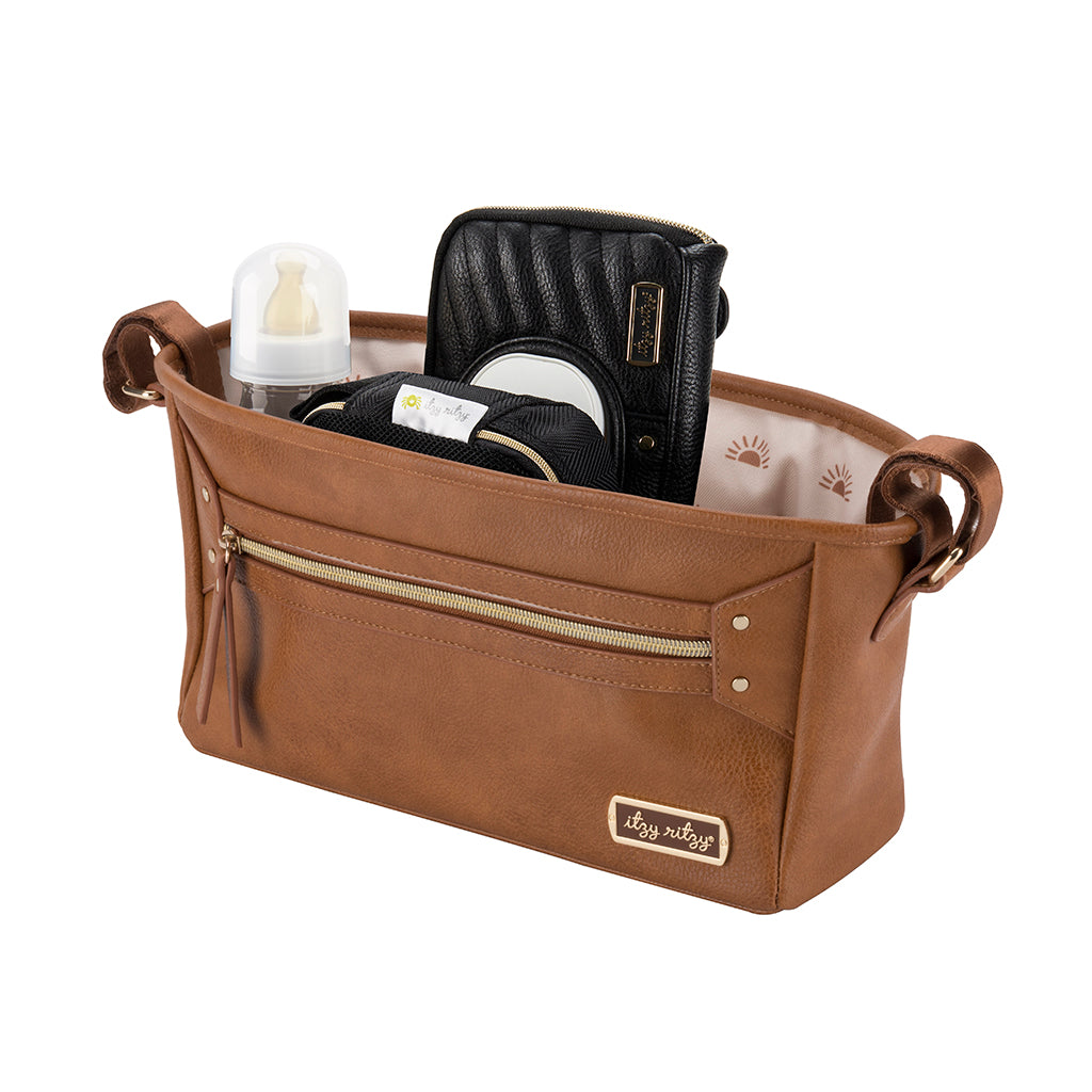 New Parent Organisation Essentials Bundle Itzy Ritzy Cognac
