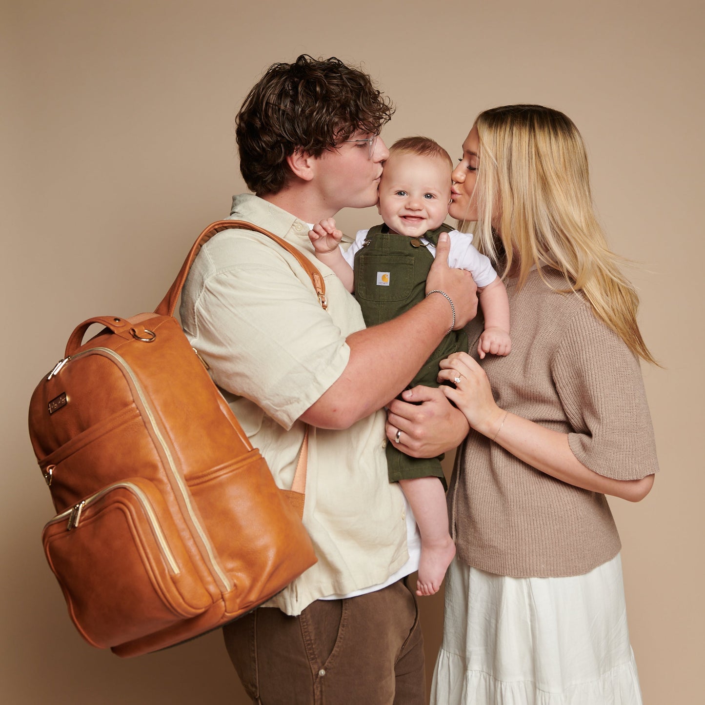New Parent Organisation Essentials Bundle Itzy Ritzy Cognac