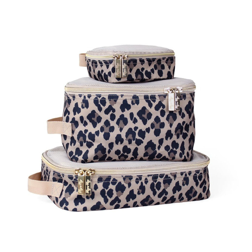 Pack Like A Boss Packing Cubes Storage Itzy Ritzy Leopard 