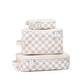 Pack Like A Boss Packing Cubes Taupe Checkerboard