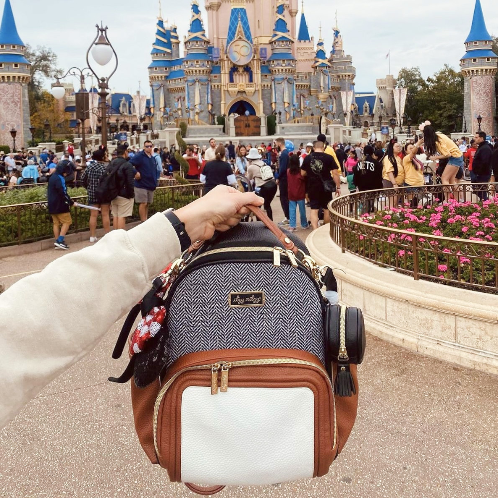 Itzy Mini Plus  Diaper Bag Diaper Bag ItzyRitzy Coffee & Cream